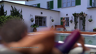 Summer Scent - Meeting the Busty Blonde Stepsister Eve in Her Swimsuit