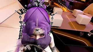 3D Horny Slut Cosplay Super Model Got Fucked by BBC