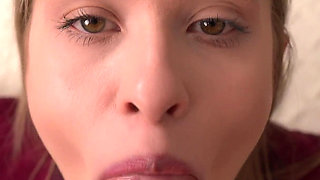 My Busty Neighbor Asked for Help, but Ended up Swallowing My Huge Cock POV