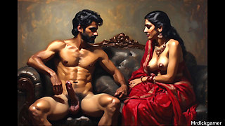 Bhabhiji asking her brother-in-law for rough sex in bathroom
