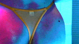 Blonde Model Gets Oiled up and Railed