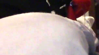 Laura hogtied and hooded with a lip open mouth gag has her throat fucked for 15 minutes