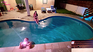 Poolside Peepers Turned Playmates - Our Wettest Holiday Surprise!