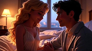 Indian Desi Bedroom Romantic Kiss 3d Ai