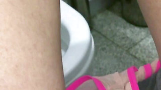 COMPILATION Slim teen with small tits pees in shopping malls. leaks during ovulation