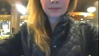 Flashing cafe: Big Tits, Amateur  Public Nudity Porn