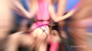 My first TP, Ambra Dolce, 5on1, ATM, DAP, TP, Big Gapes, Creampie