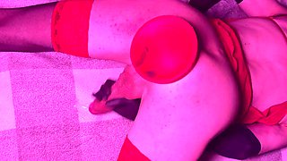 HornyAnalPlays Big Cock Femboy Cumshot Highlights