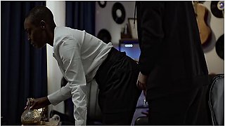 Black African Ebony Girl Freeze Fucked & Creampied By Creep Burglar - Interracial Time Stop Fetish