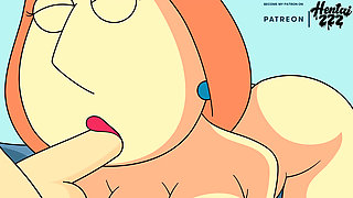 Family Guy Lois Griffin and Glenn Creampie Full Video