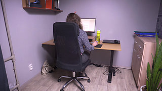 Office Tease Turned Into Split Pants Disaster
