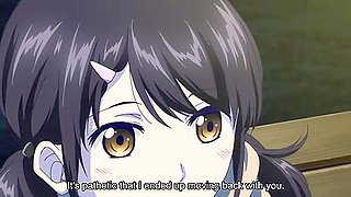 Two people of different ages have sex outdoors