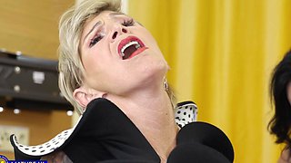 An orgy with Roberto and Irenka, featuring a hot, fat woman