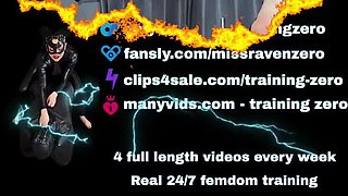 Halloween Pegging Fuck - Masked Femdom Fisting & Anal Training