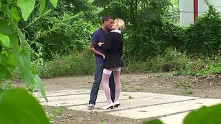 Amanda Baby and Adele Sunshine Rough Fucked in Forest and Car
