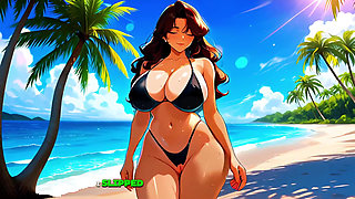 I Asked the Lifeguard for Sunscreen. He Fucked Me on the Sand Instead. - Uncensored Hentai