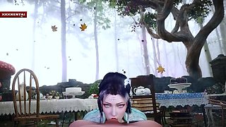 3D Hentai Animation: Virtual Temptation with a Forbidden Asian Girl - Big Tits, Doggy Style & Cumshot