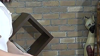 CFNM, Esthetician's Prank, Show off Panties, Rub Tits and Pussy, Touch Dick with Elbow, Moving Towel to Observe Erect Dick