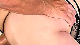 2 Hot Wives Take on Huge Fat Cock!