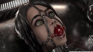 Luna Tied Up and Fucked Hard - BDSM Bondage Sex with Cumshot