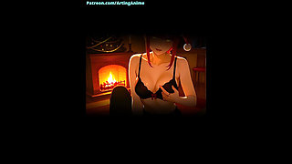 Makima's New Year Temptation - AI Chainsaw Man Animation