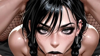 Hentai anime - Gothic ass and big tits