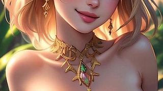 Fantasy fairy girls big boobs nude (Ai models)