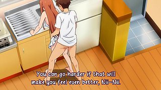 Anime beauty takes hard cock before breakfast in her kitchen
