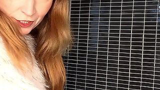 Fur Coat No Panties Cougar Step-stepmom Spit Fetish Blowjob