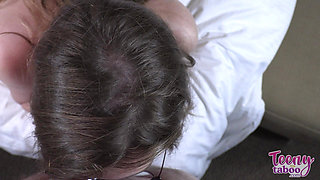 Babysitter Claire Gets Teen Pussy Filled