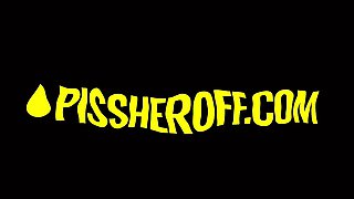 Big Natural Tits Latina Drinking Hot Pee