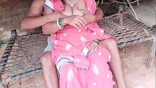 Desi Aunt Trilokinath Hot Outdoor Fuck with Stepson