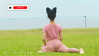 See-Through Leggings Thong Compilation, KAWAII YOGA