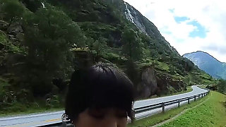 Masturbation with a Beautiful Views