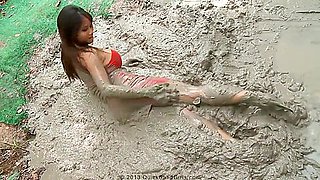 Asian Teen 18+ Mud Fetish