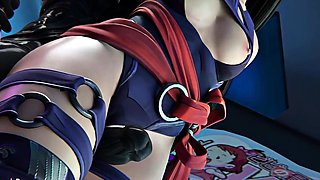 Psylocke Gets Pounded by Monster in Hardcore 3D Action