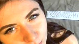 Watch How Long Would You Last if I Blow Your Dick Like This? - Skinny, Sloppy, Amateur Porn
