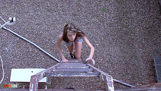 Joachim Kessef: Amazing Young Skinny Babe Jennyfer Sweet Gets Double Penetration Outdoor