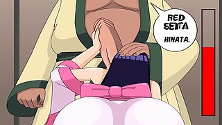 Ex hentai cartoon action with Hinata getting it on