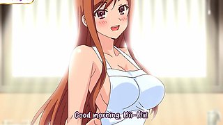 Anime beauty takes hard cock before breakfast in her kitchen