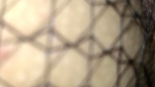 dancing with my lover before he fucks me rough wearing a bodystocking and creampies me