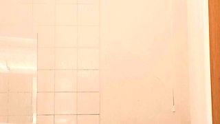 Curly Blonde Teen Records Solo Dildo Masturbation