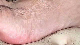 Office Interview Foot Seduction - Vitoria Vonteese Teases the Boss - Double Footjob