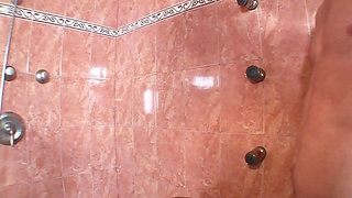 The hot shower that makes a naughty milf want to fuck ..