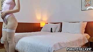 Russian Innocent Anal Slut Vivian Grace Bts - 2nd Cam Angle