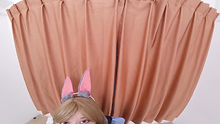 Aoi Kimishima Is a Horny Bunny Who Needs Breeding