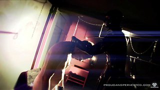 Blonde with incredible round ass bdsm