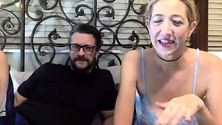 Blonde beauty with big boobs pt02