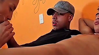 Agatha Mama in Stepmom Catches Both Brothers Masturbating. Go for It and Have a Nice Sex with Both of Them