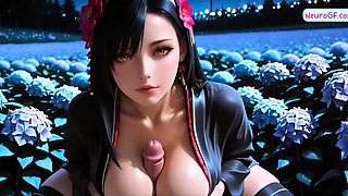 Tifa Lockhart shows huge boobs getting pounded with passion